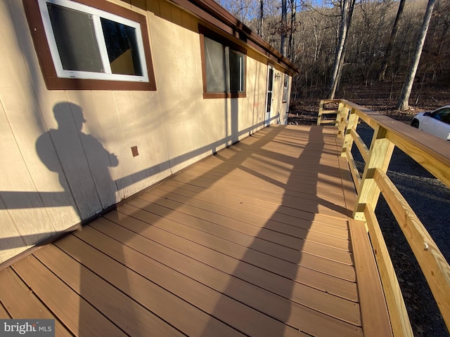 view of deck