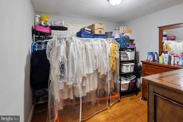 4103 Parkwood Ave, Baltimore, MD 21206 - spacious closet with light wood finished floors