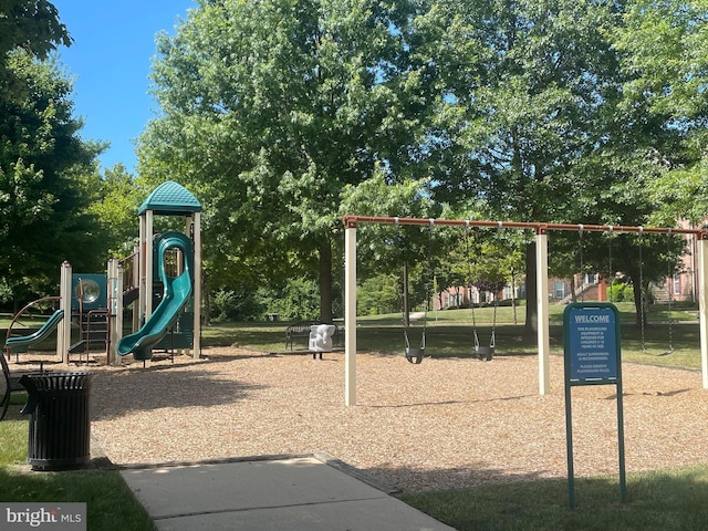 view of community playground