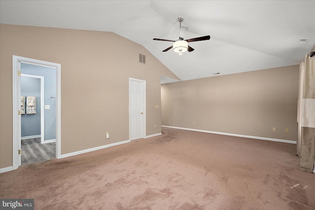 unfurnished bedroom with visible vents, baseboards, and carpet floors