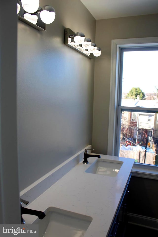 bathroom with a sink
