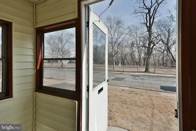 doorway featuring a healthy amount of sunlight