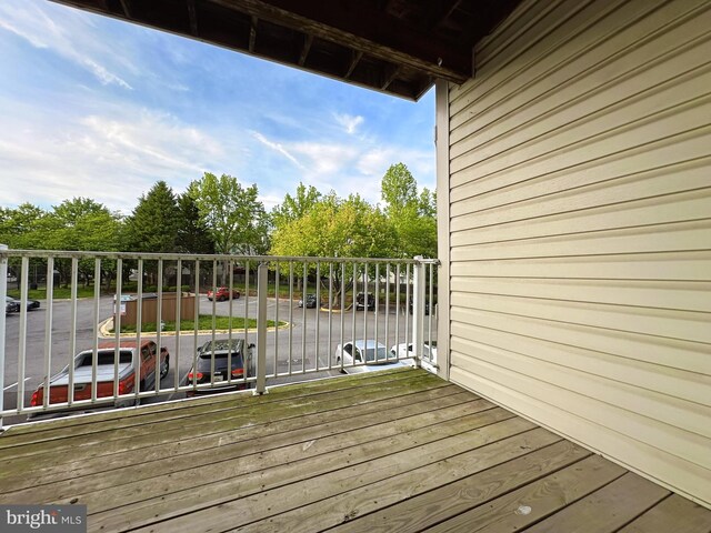 8961 Town Center Cir Unit 1-203, Upper Marlboro, MD 20774 - view of wooden terrace