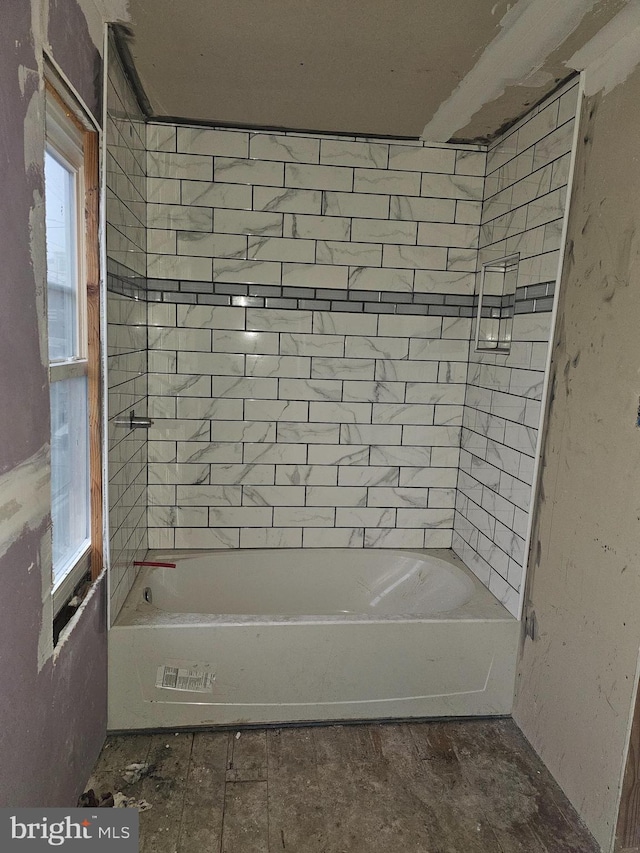 full bathroom with shower / bath combination