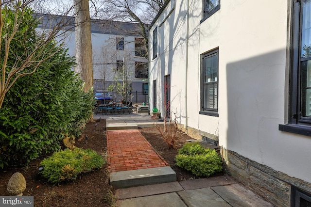 exterior space with a patio