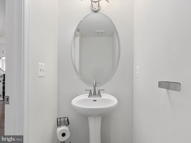 bathroom with visible vents