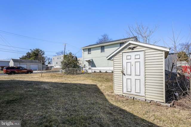 exterior space with fence