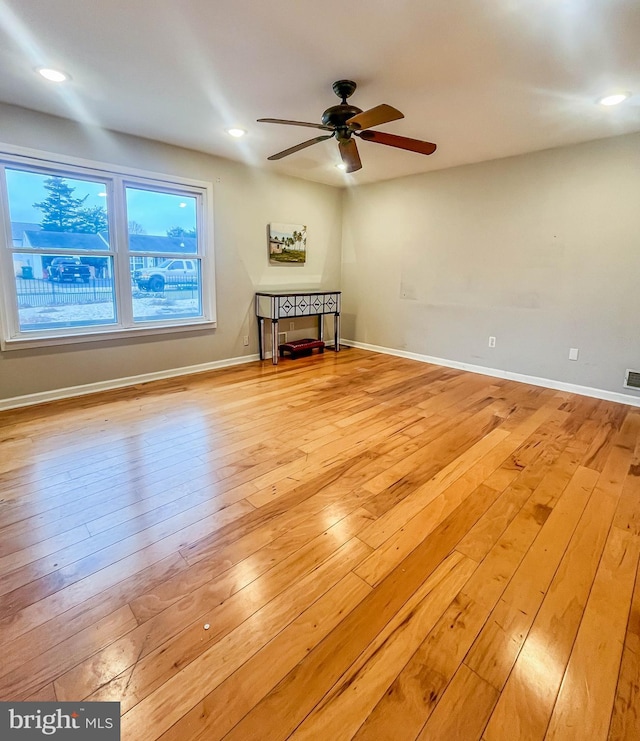 365 Heritage Way, Tuckerton, NJ 08087 - spare room featuring recessed lighting, light wood-style flooring, and baseboards