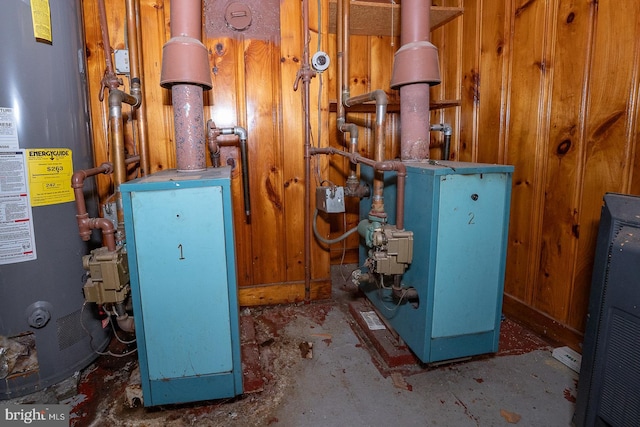 utilities featuring water heater