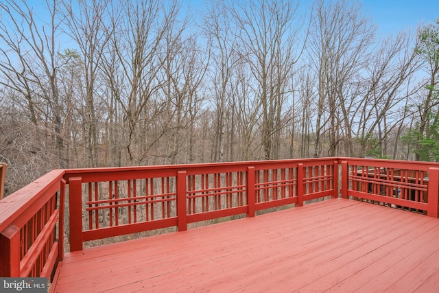 view of deck