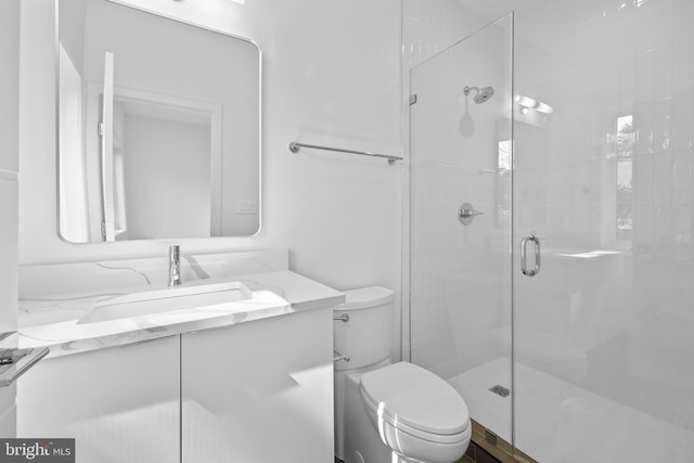 4810 3rd St N, Arlington, VA 22203 - bathroom with a shower stall and vanity