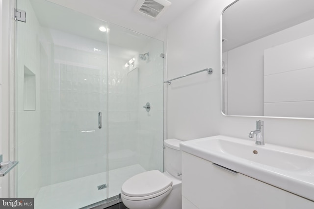 4810 3rd St N, Arlington, VA 22203 - bathroom featuring vanity and a stall shower