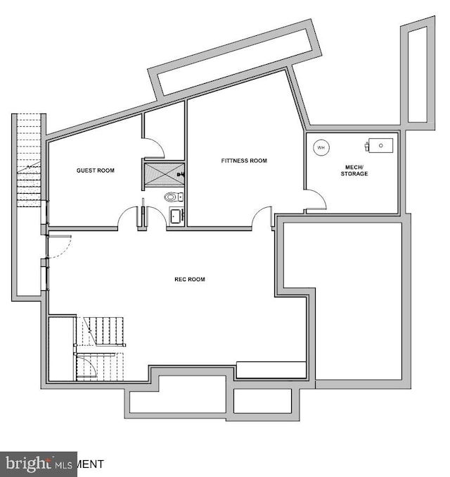 4810 3rd St N, Arlington, VA 22203 - view of room layout