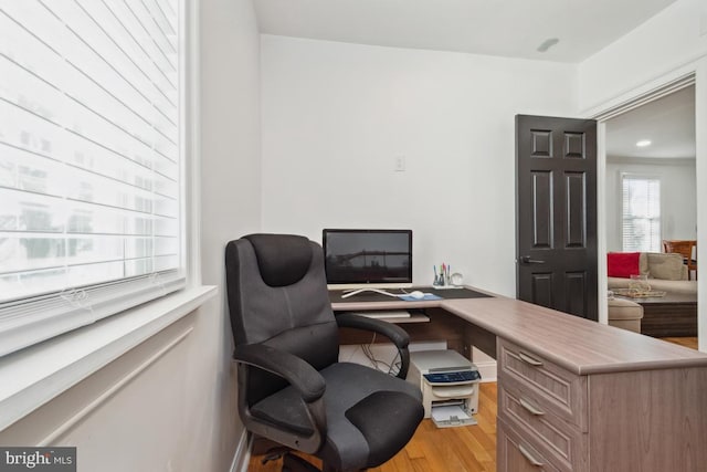 3524 Blenheim Rd, Phoenix, MD 21131 - home office with baseboards and wood finished floors