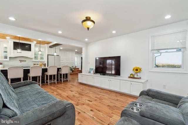 3524 Blenheim Rd, Phoenix, MD 21131 - living room with recessed lighting and light wood-style flooring