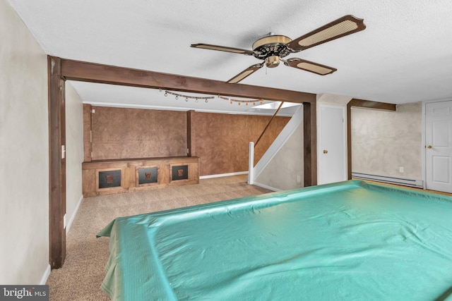 view of pool with ceiling fan