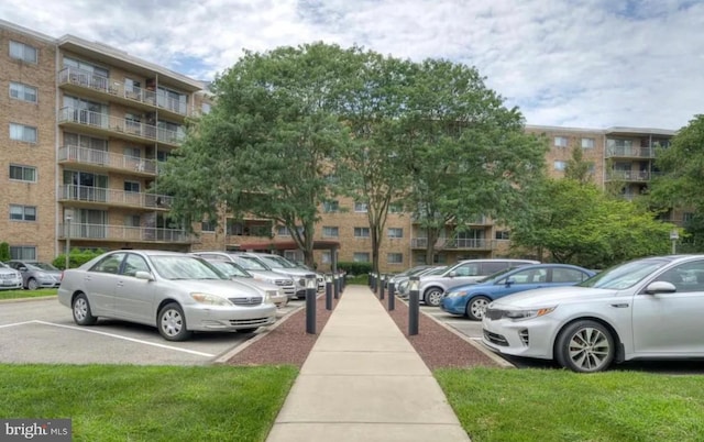 view of uncovered parking lot