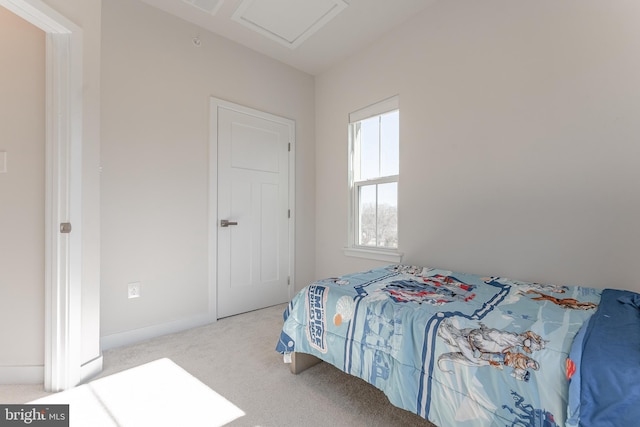 153 Glory Maple Ln, Downingtown, PA 19335 - carpeted bedroom with attic access and baseboards