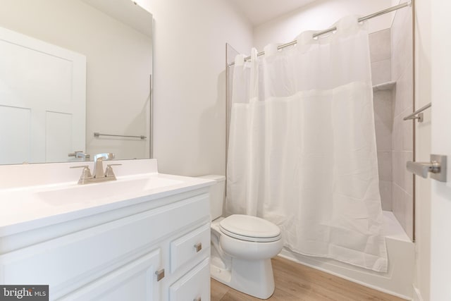 153 Glory Maple Ln, Downingtown, PA 19335 - full bath with vanity, shower / bathtub combination with curtain, toilet, and wood finished floors