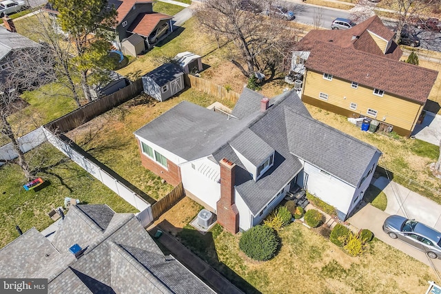 drone / aerial view