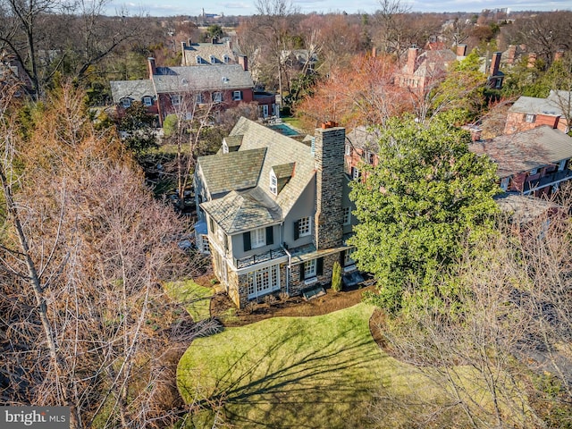 drone / aerial view