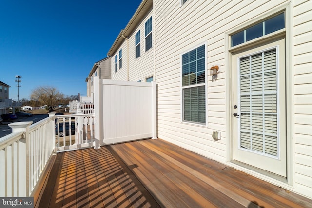 view of deck