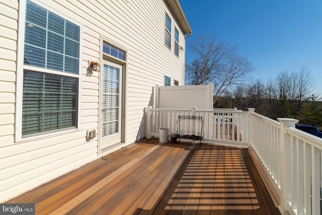 view of deck