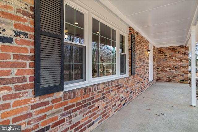 view of patio / terrace featuring covered porch