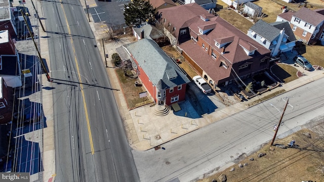 bird's eye view featuring a residential view