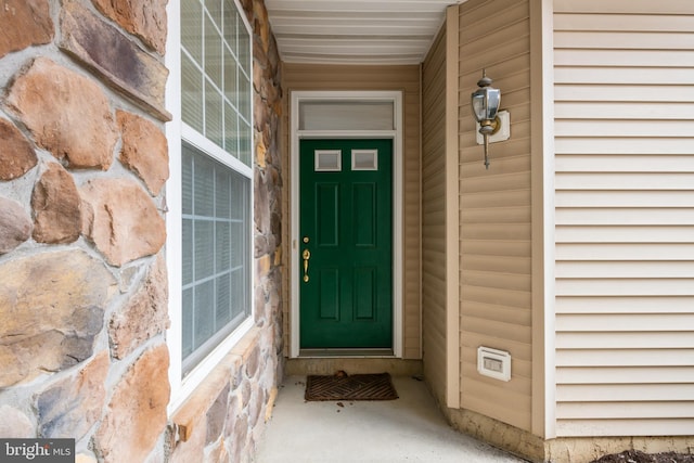 view of entrance to property