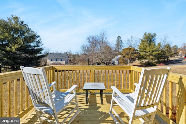 view of deck