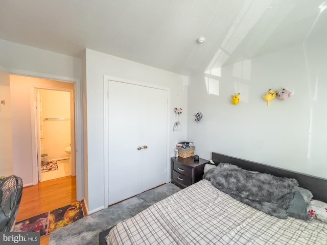 bedroom featuring carpet