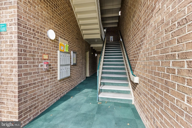 view of staircase