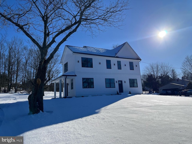 view of front of home