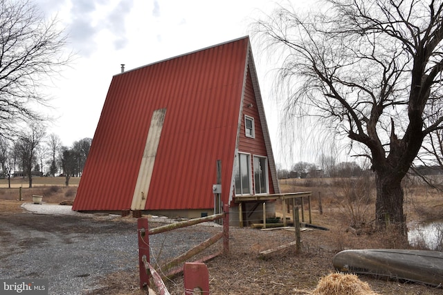 view of outbuilding with an outdoor structure