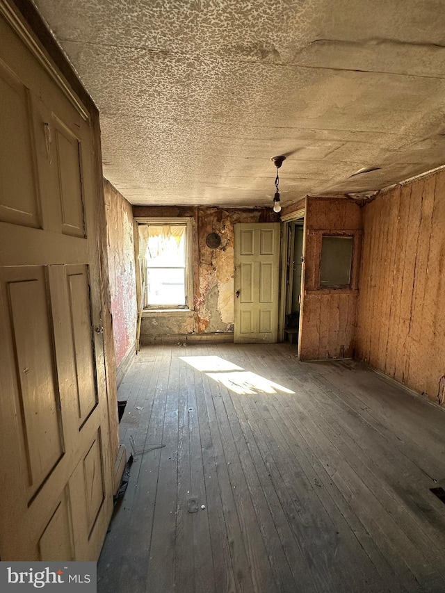 interior space with wood-type flooring