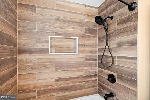 interior details with  shower combination