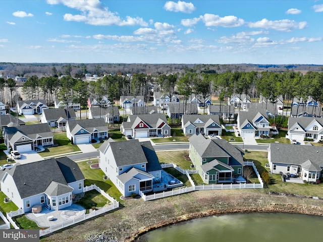 birds eye view of property featuring a residential view