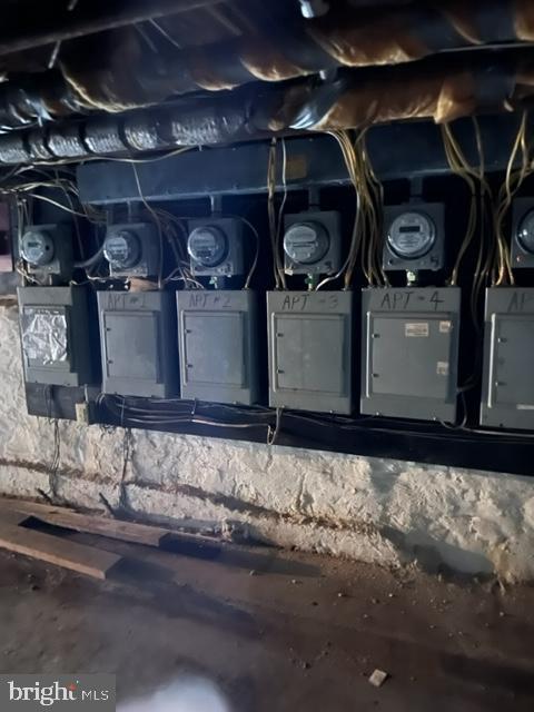 utility room featuring electric panel