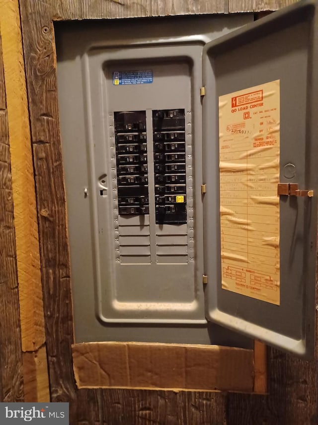 utility room featuring electric panel