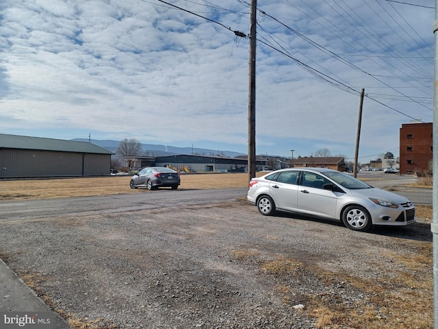 view of uncovered parking lot