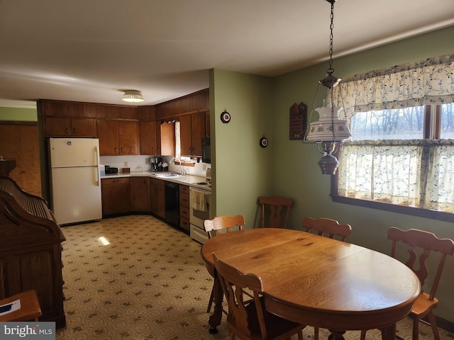 view of dining space