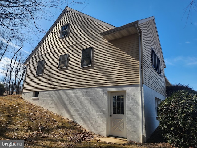 view of side of home