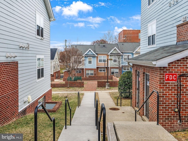 view of community with a residential view