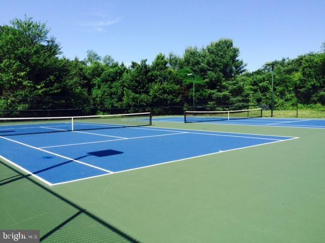 view of tennis court