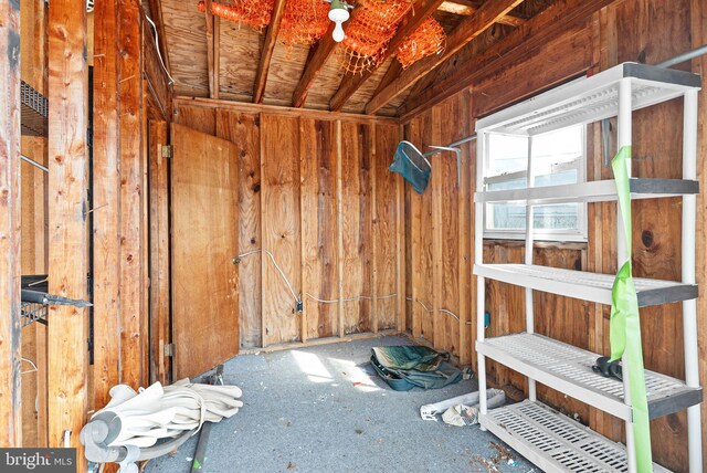 view of storage room