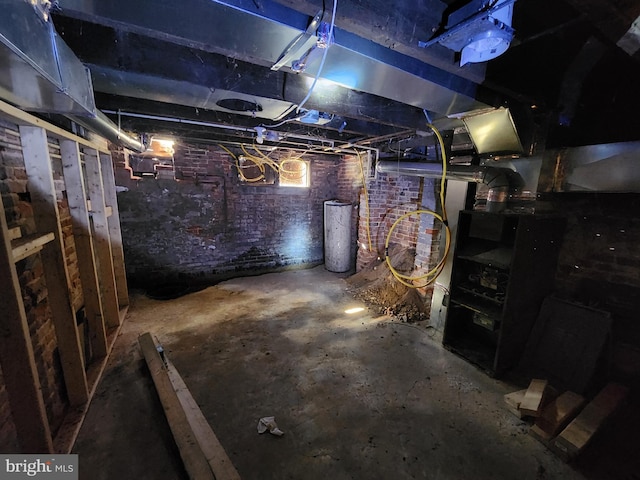 view of basement