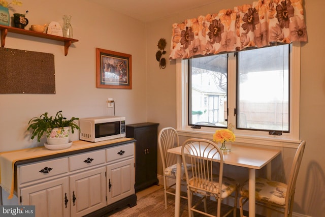 view of dining room