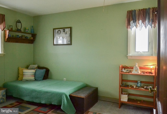 bedroom featuring carpet floors