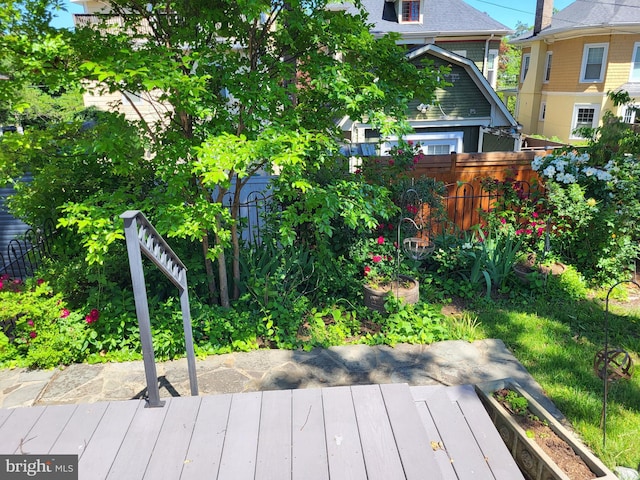 1406 Ingraham St NW, Washington, DC 20011 - wooden terrace featuring fence